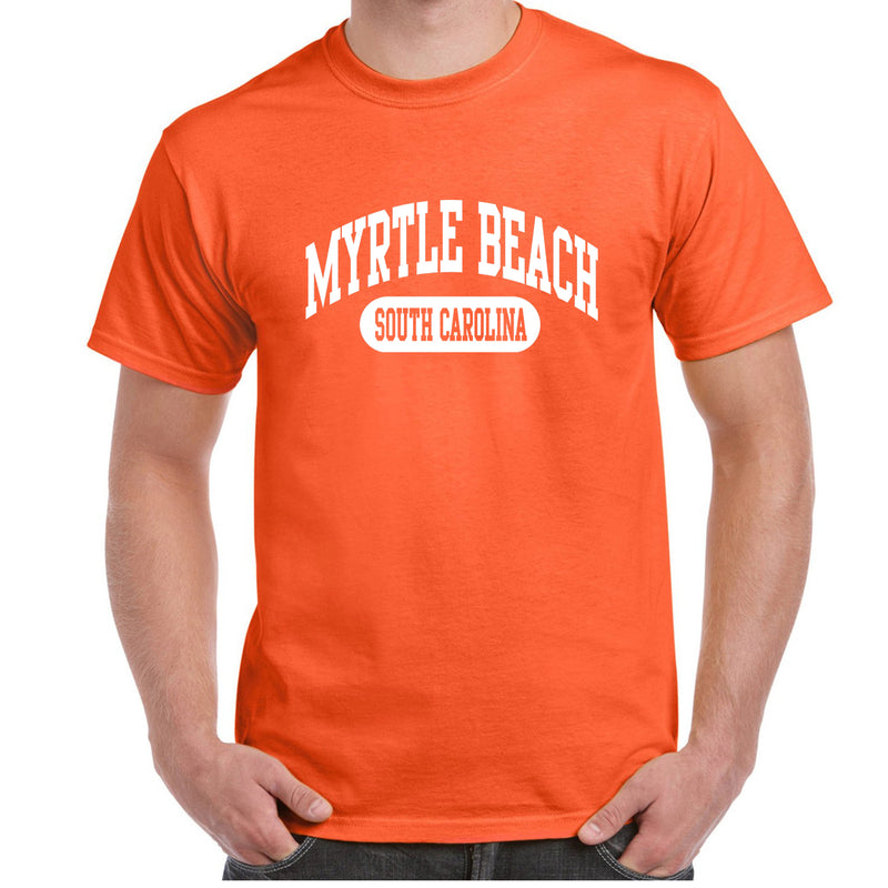 Myrtle Beach, SC Athletic Print T-Shirt