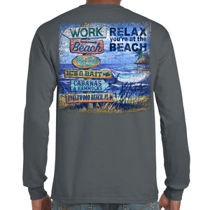 Englewood Beach, FL Beach Destination Long Sleeve T-Shirt