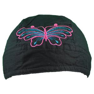 Pink Butterfly Du-Rag