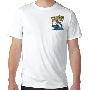 Work Sucks, Let's Go Fishing Performance Tech T-Shirt