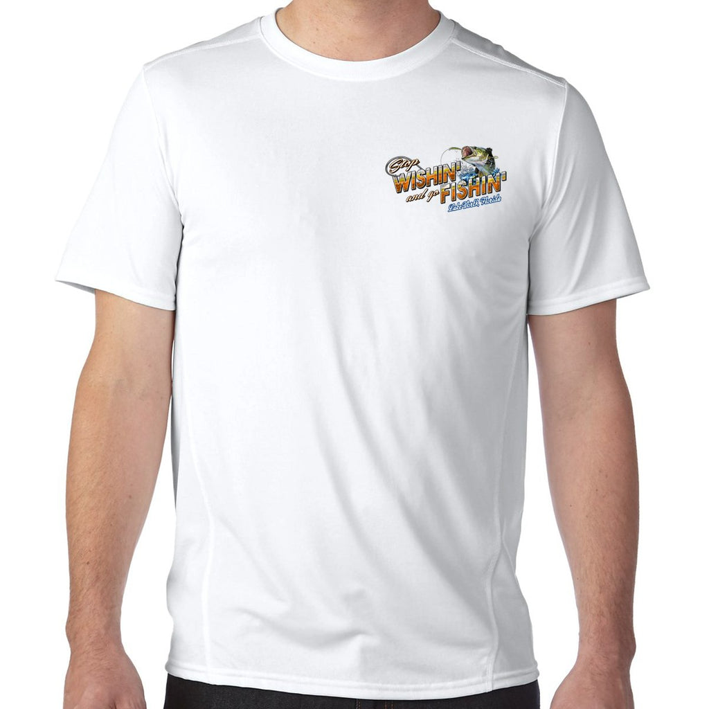 Lake Worth Beach, FL Stop Wishin', Go Fishin' Performance Tech T-Shirt
