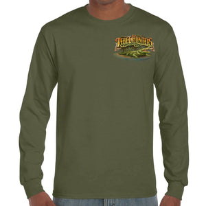 Rebel Hunters Truck and Gator Long Sleeve T-Shirt
