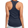 Ladies One Eyed Jack's Saloon Front Printed Cool Bear Racerback Tank Top