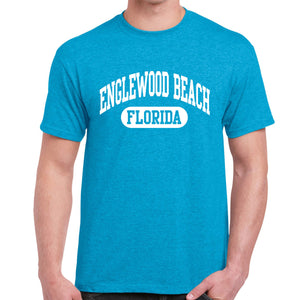 Englewood Beach, FL Athletic Print T-Shirt