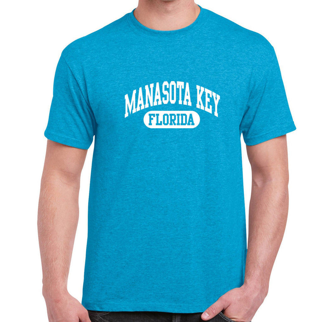 Manasota Key, FL Athletic Print T-Shirt