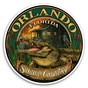 Orlando, FL Gator 4" Sticker
