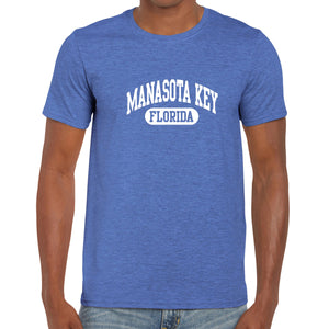 Manasota Key, FL Athletic Print T-Shirt