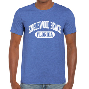 Englewood Beach, FL Athletic Print T-Shirt