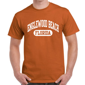 Englewood Beach, FL Athletic Print T-Shirt