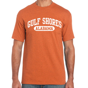 Gulf Shores, AL Athletic Print T-Shirt