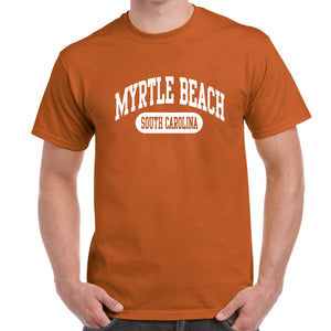 Myrtle Beach, SC Athletic Print T-Shirt