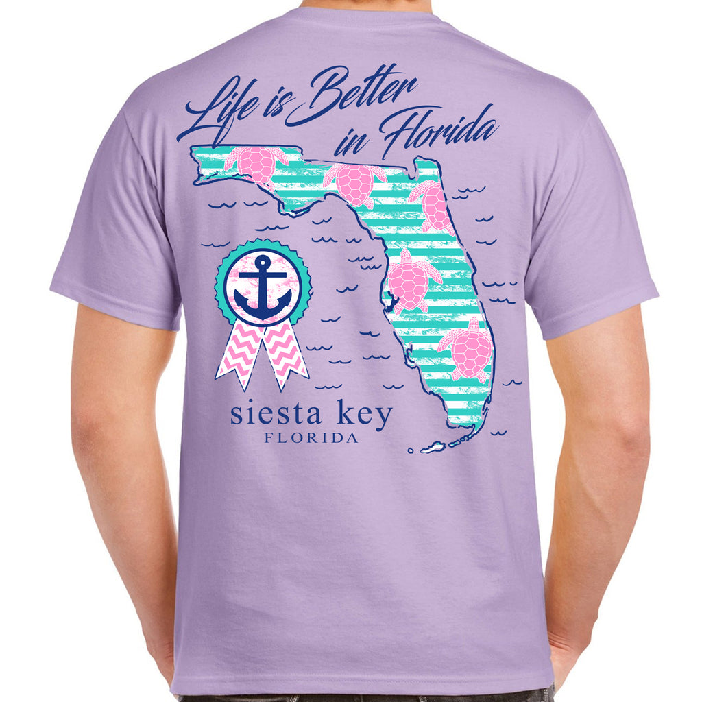 Siesta Key, FL Life is Better in Florida T-Shirt