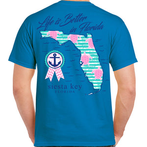 Siesta Key, FL Life is Better in Florida T-Shirt