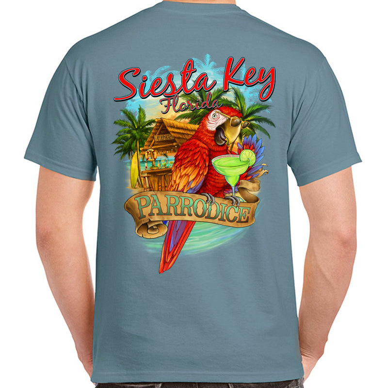 Siesta Key, FL Parrodice T-Shirt
