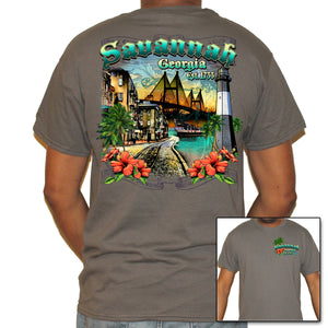 Savannah, GA Collage T-Shirt