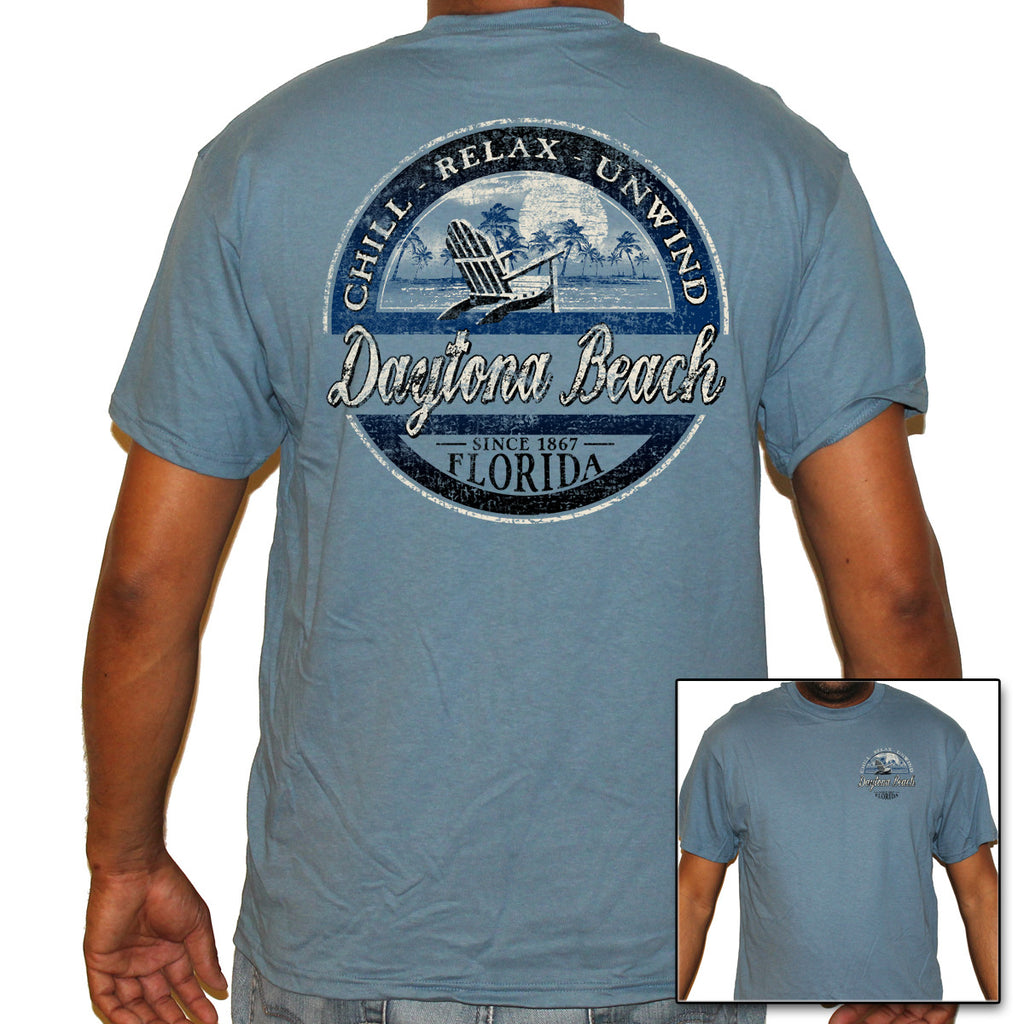 Daytona Beach, FL Circle Chair T-Shirt