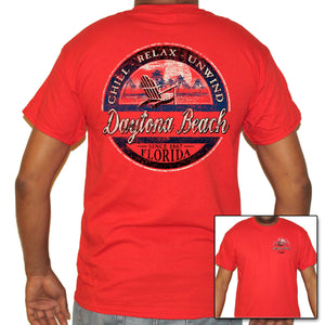 Daytona Beach, FL Circle Chair T-Shirt