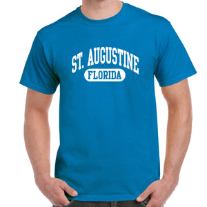 St. Augustine, FL Athletic Print T-Shirt