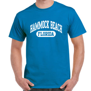 Hammock Beach, FL Athletic Print T-Shirt