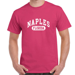 Naples, FL Athletic Print T-Shirt
