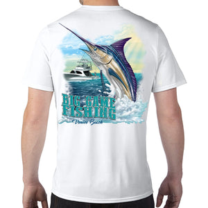 Venice Beach, FL Big Game Fishing Performance Tech T-Shirt