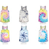 Tie Dye Scoop Neck Tank Top Assorted 12-Pack ($4 Each)