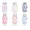 Tie Dye Racerback Tank Top with Henley Dip Assorted 12-Pack ($4 Each)