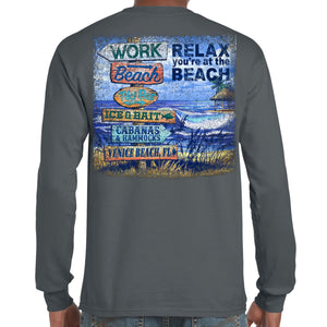 Venice Beach, FL Beach Destination Long Sleeve T-Shirt
