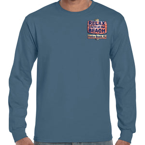 Venice Beach, FL Beach Destination Long Sleeve T-Shirt